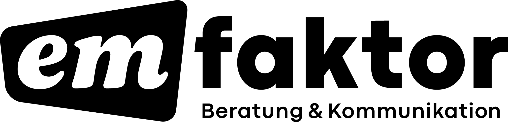 Logo emfaktor – Agentur für Beratung & Kommunikation GmbH