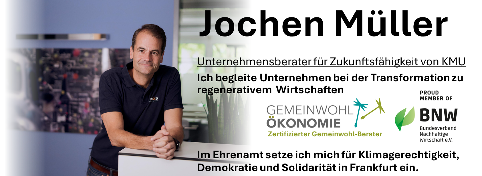 Profilbild Jochen Müller Unternehmensberatung 60318 Frankfurt am Main
